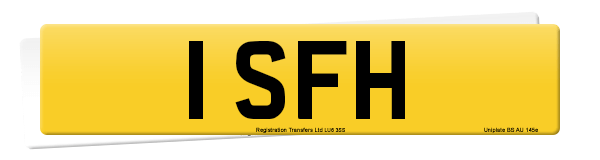 Registration number 1 SFH